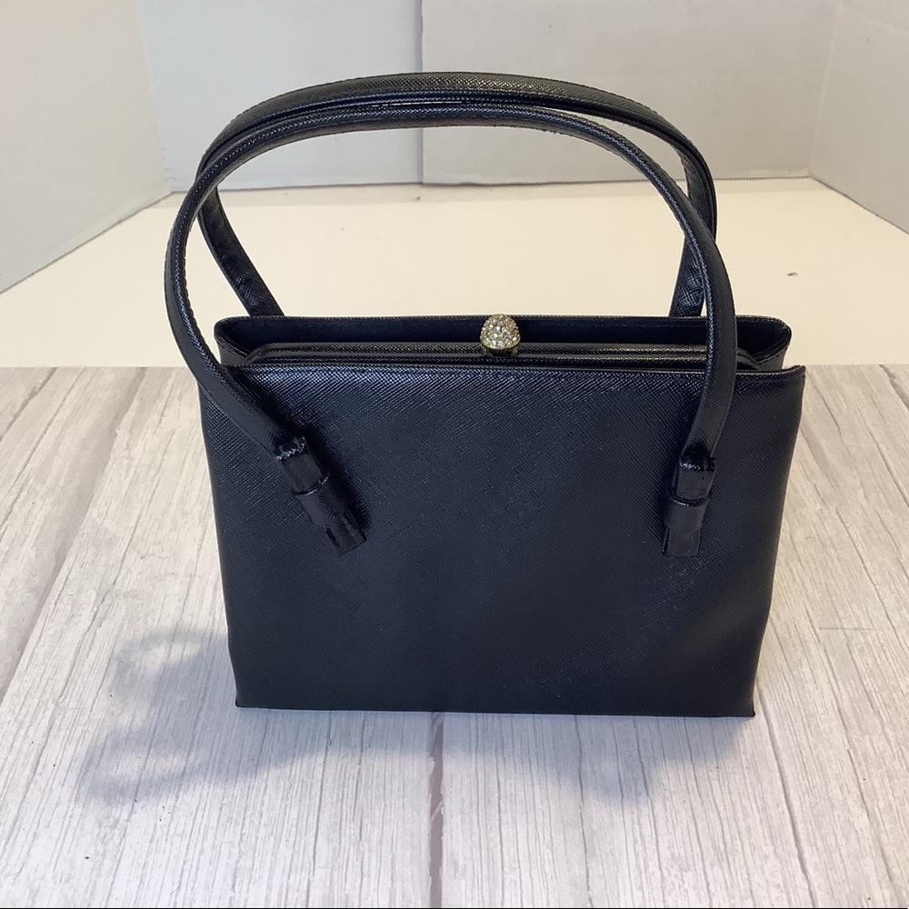 Alter five 1960s black clutch purse